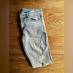 Womens GAP distressed jeans